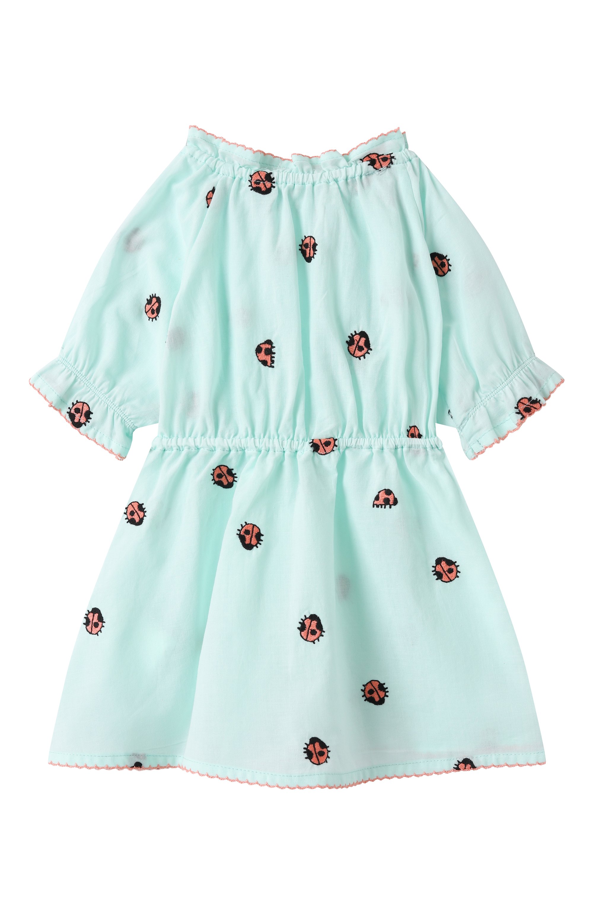 Комплект из платья и шорт STELLA MCCARTNEY светло-зеленого цвета по цене 16900 руб., арт. TW1031, фото 2 Комплект из платья и шорт STELLA MCCARTNEY, арт. TW1031, фото 2