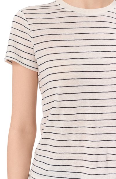 Льняная футболка FRAME DENIM, арт. WS25JTE008, фото 5