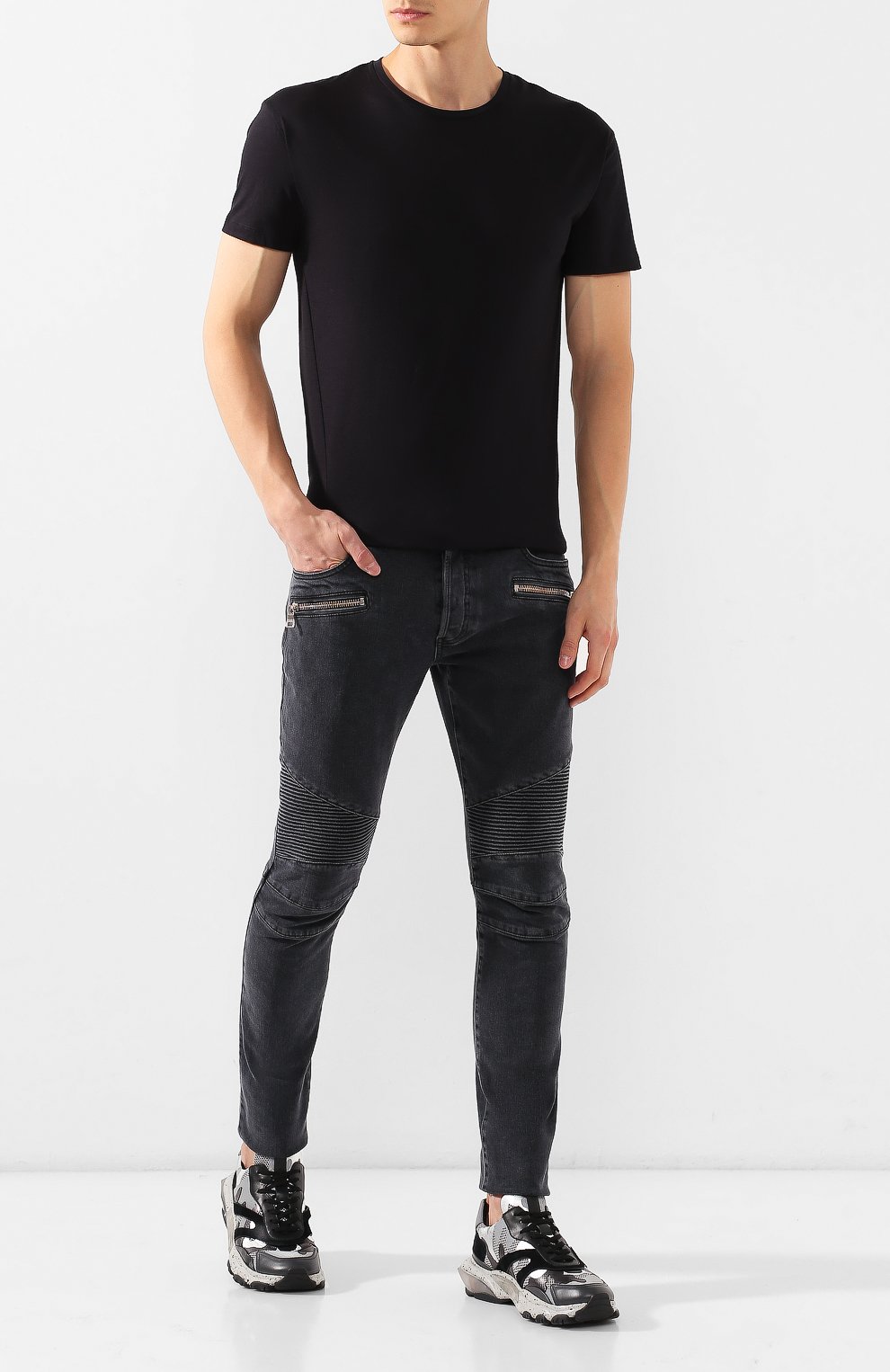 Хлопковая футболка VALENTINO, арт. SV3MG02D5GT, фото 2