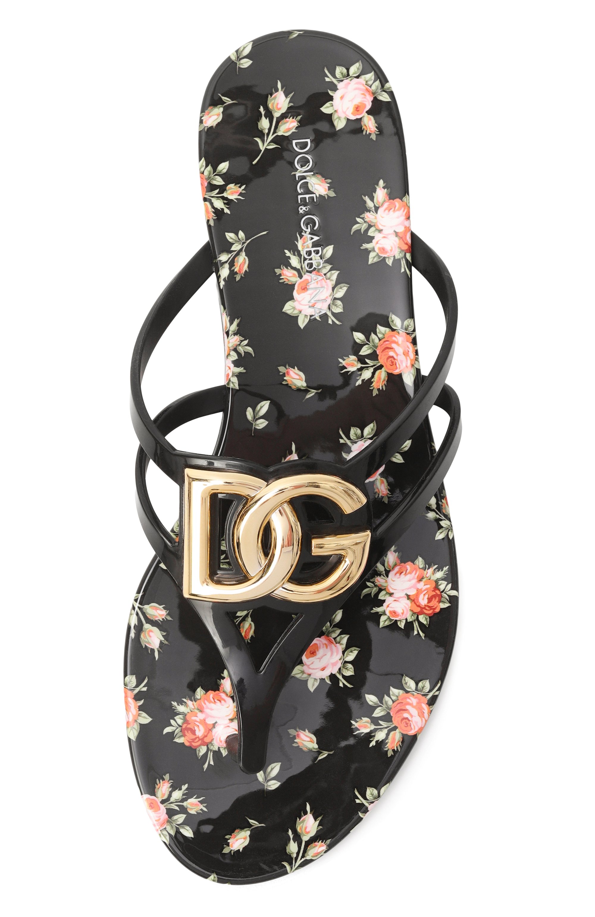 Шлепанцы DOLCE & GABBANA черного цвета по цене 65350 руб., арт. CW2418/AY850, фото 6 Шлепанцы DOLCE & GABBANA, арт. CW2418/AY850, фото 6