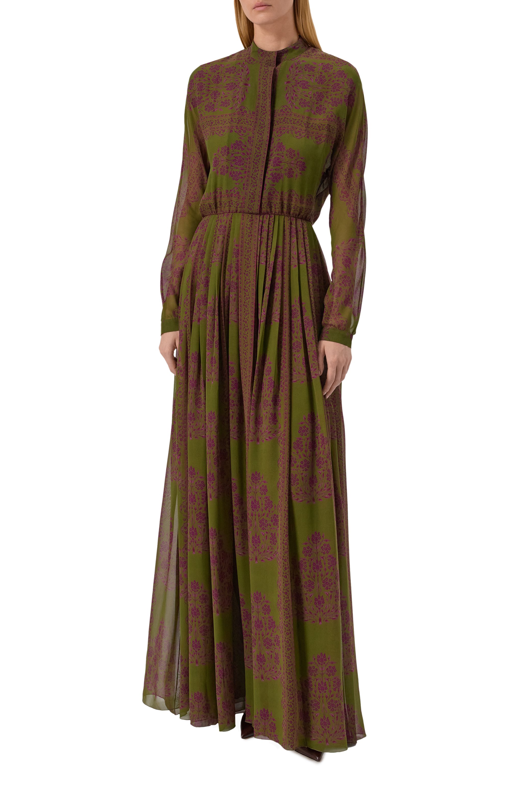 Шелковое платье GIAMBATTISTA VALLI, арт. 25FWSVTE5C20/99PRI, фото 2