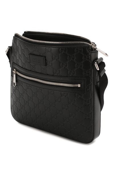Кожаная сумка signature GUCCI, арт. 406410/CWCBN, фото 4