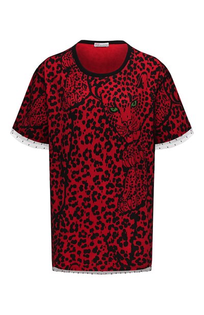 Женская хлопковая футболка REDVALENTINO, арт. UR3MG06N/59Q