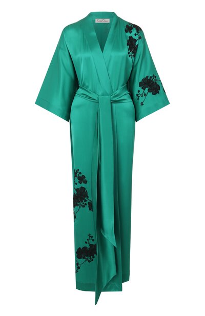 Шелковый халат CARINE GILSON, арт. SA0168SS, фото 1