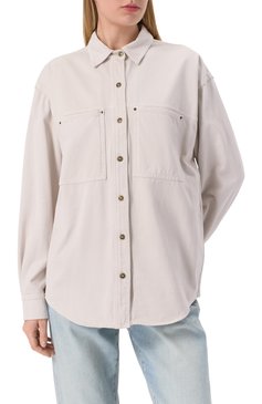 Хлопковая рубашка ISABEL MARANT ETOILE, арт. CH0206FA/C1N06E, фото 3