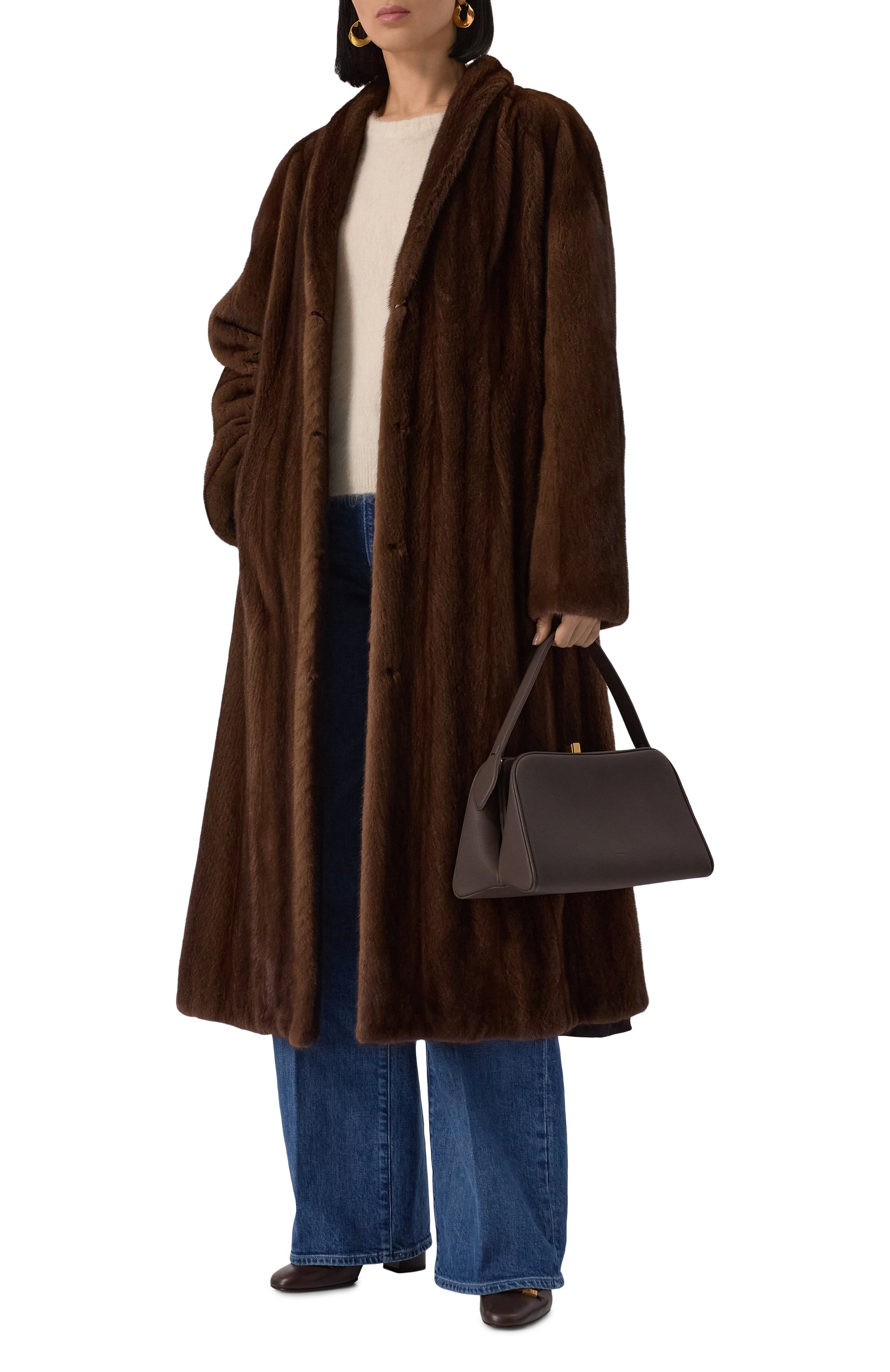 Шуба из меха норки GIULIA GURMAN, арт. 2403DB42, фото 2