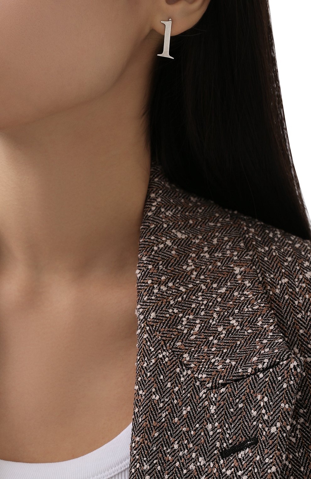 Моносерьга 1 the world of words DZHANELLI, арт. 205, фото 2