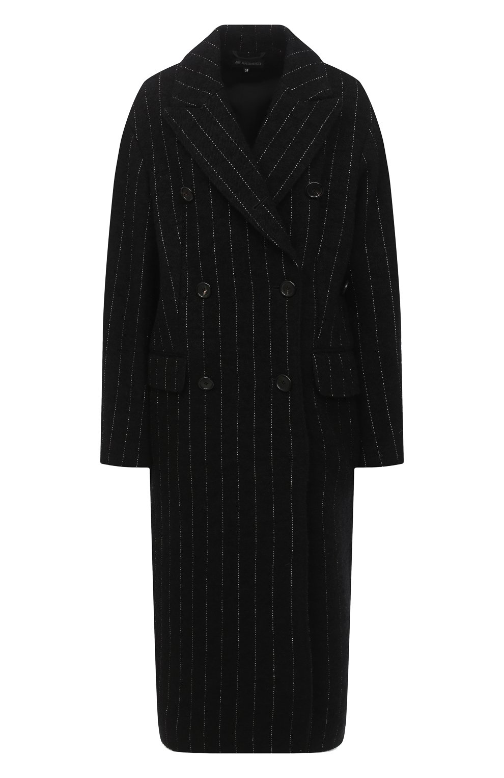 Пальто из льна и шерсти ANN DEMEULEMEESTER, арт. 2002-1114-P-185-099, фото 1