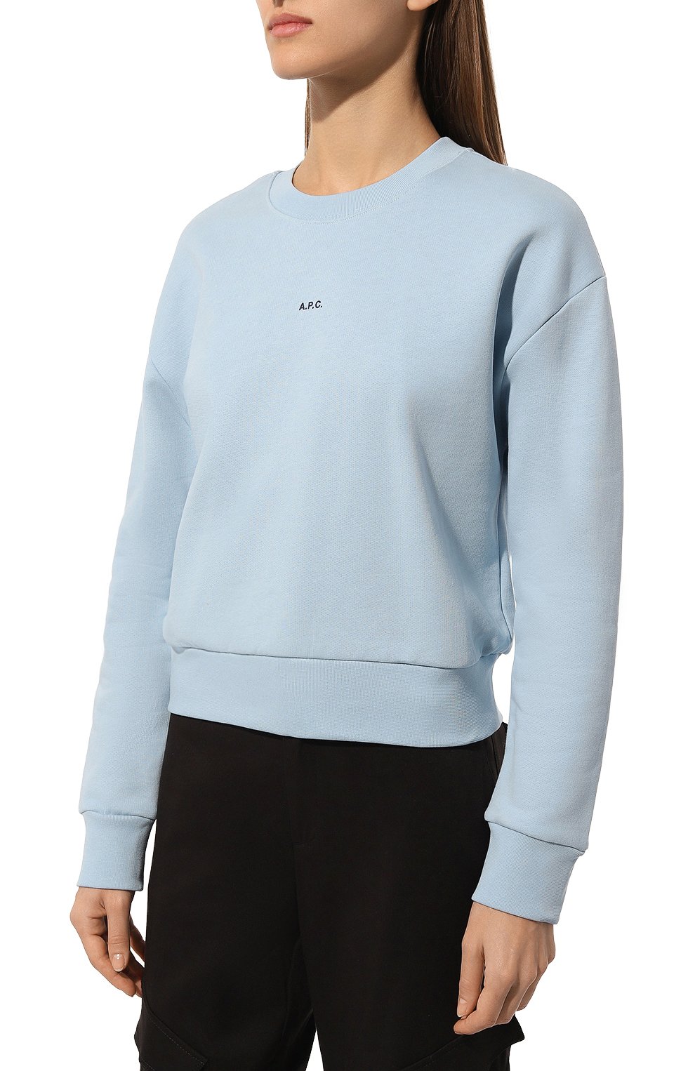 Хлопковый свитшот A.P.C., арт. C0GWQF27864IAB, фото 3