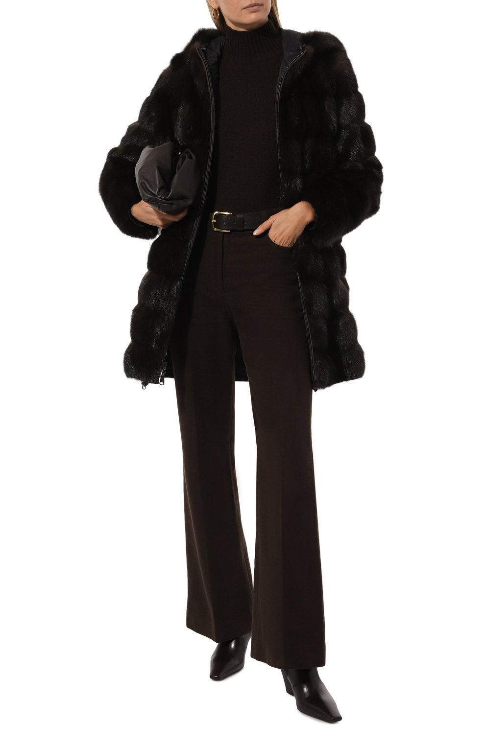 Двусторонняя шуба из соболя MANZONI24, арт. 24M551-ZNY, фото 2