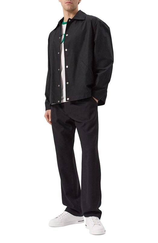 Кожаные кеды Portofino Dolce & Gabbana CS2213/AA335 Белый  CS2213/AA335 Фото 2