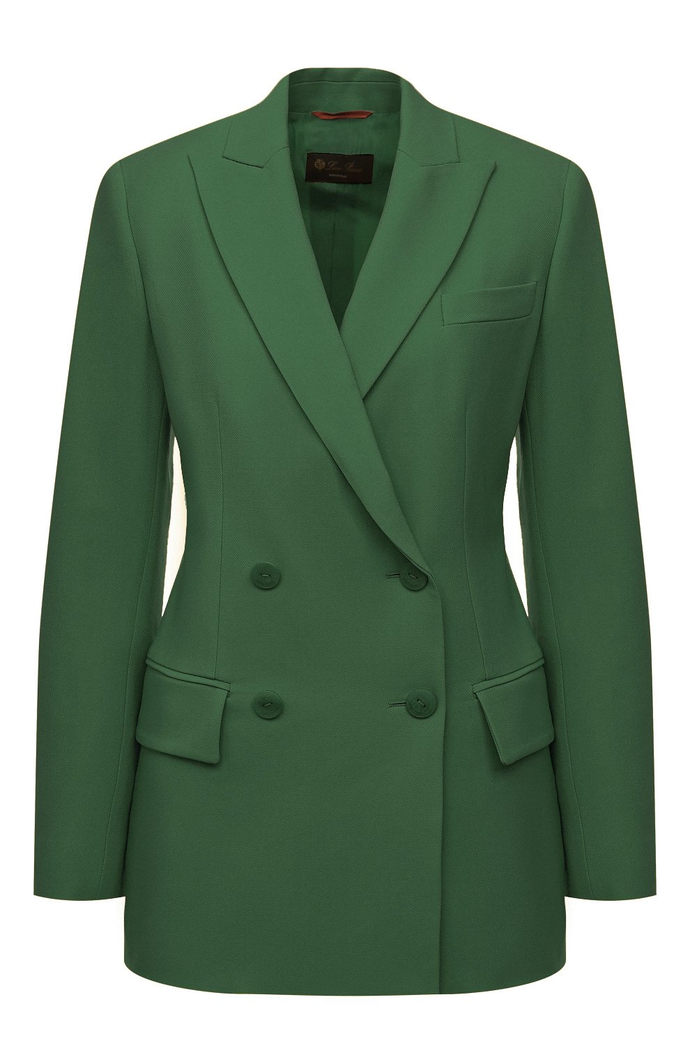 Шерстяной жакет LORO PIANA зеленого цвета по цене 253500 руб., арт. FAL5291, фото 1 Шерстяной жакет LORO PIANA, арт. FAL5291, фото 1