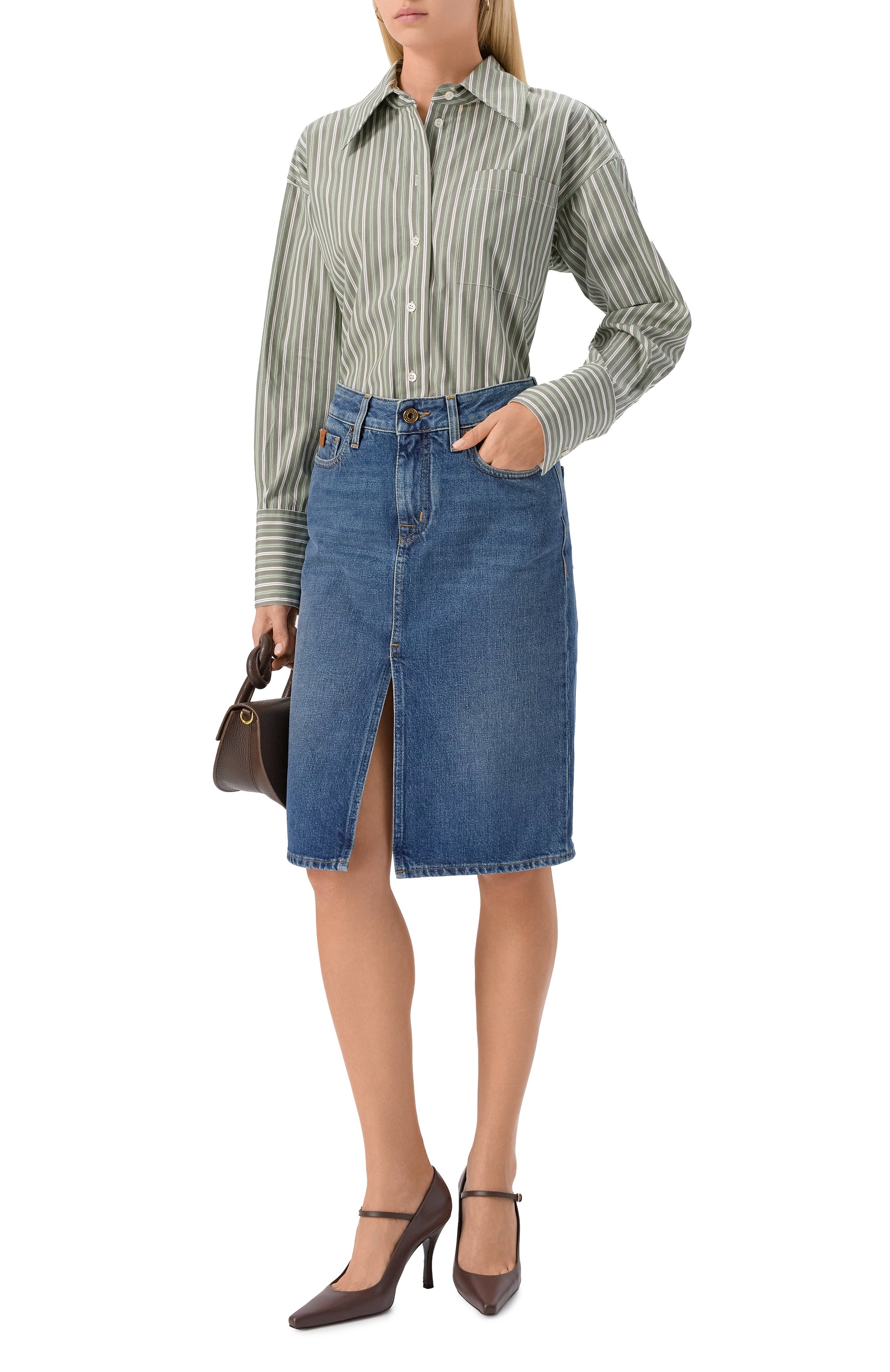 Джинсовая юбка JACOB COHEN, арт. 25I P/JDM_G0030 000 T779A V1, фото 2