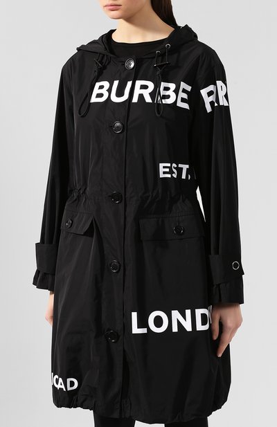 Плащ polperro BURBERRY черного цвета по цене 132000 руб., арт. 8017230, фото 3 Плащ polperro BURBERRY, арт. 8017230, фото 3