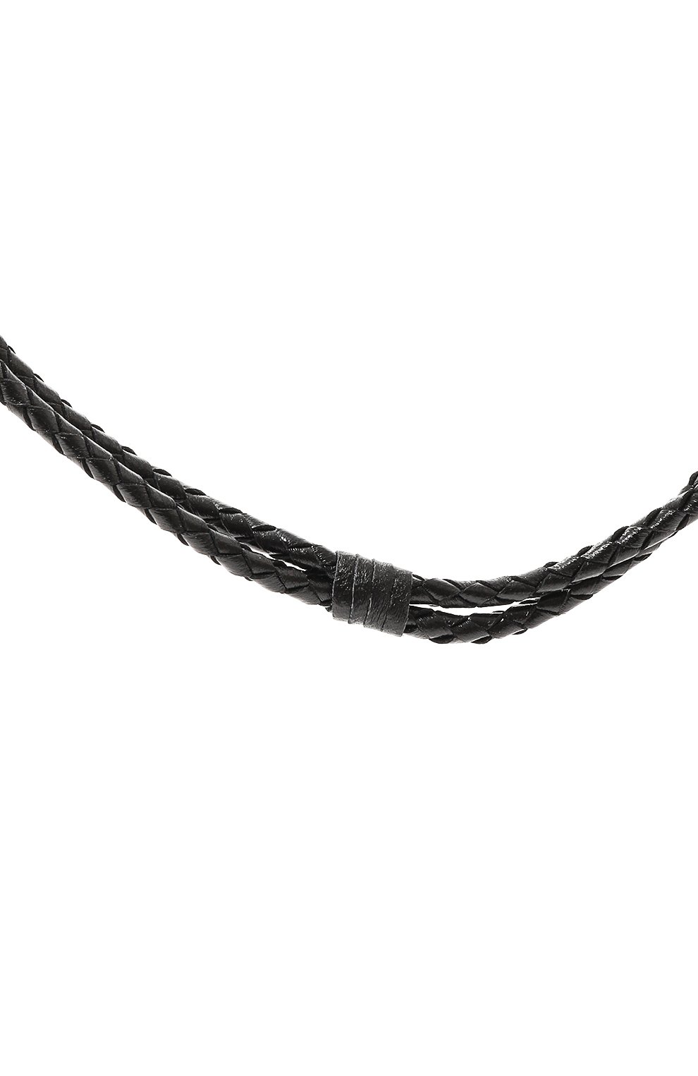 Кожаное колье VERSACE черного цвета по цене 49950 руб., арт. 1010819/1A00637, фото 4 Кожаное колье VERSACE, арт. 1010819/1A00637, фото 4