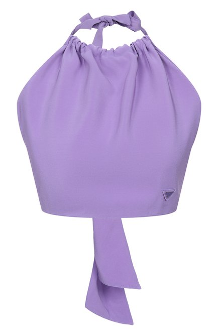 Женский шелковый топ PRADA, арт. P945I-1H51-F0373