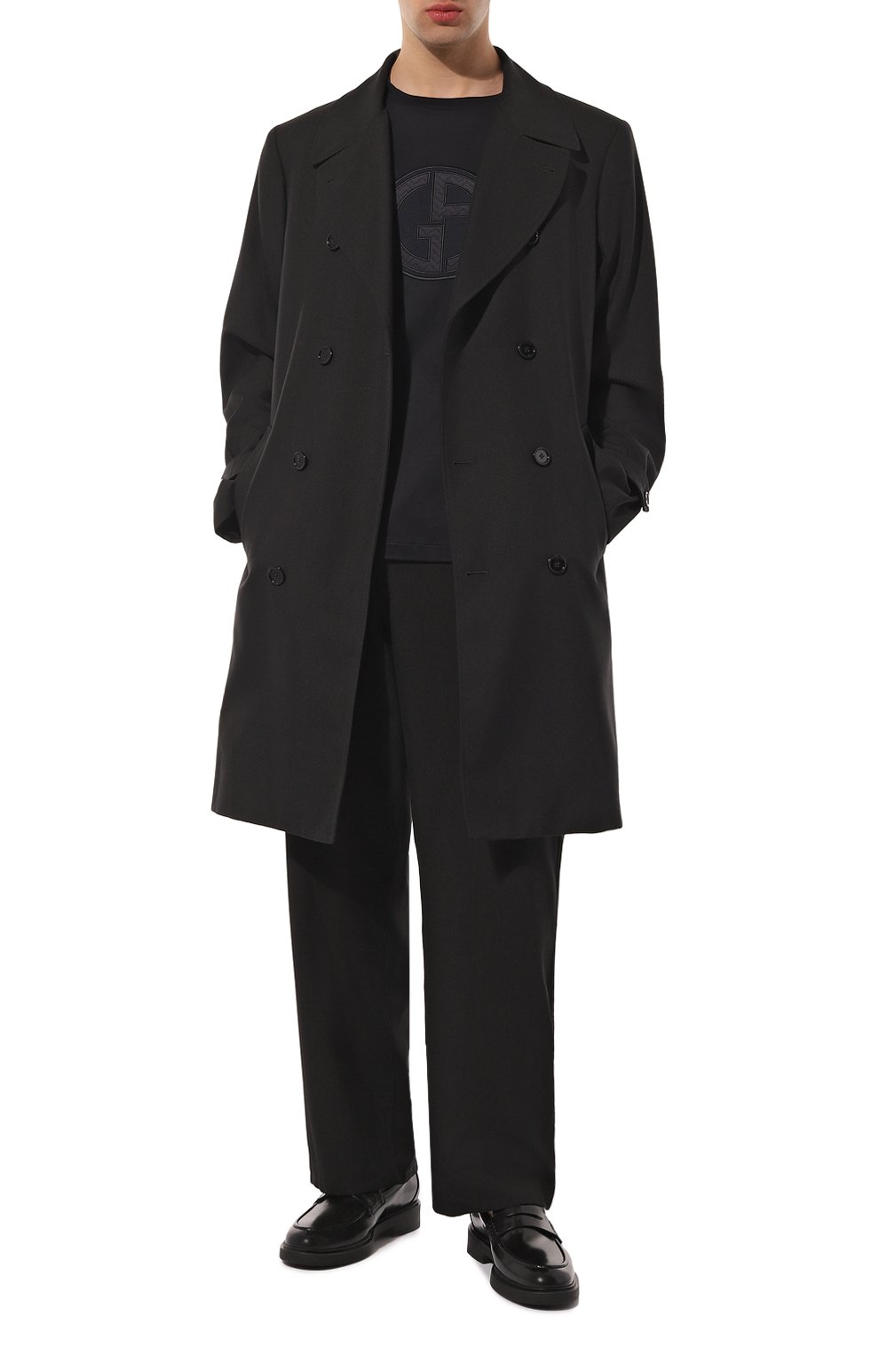 Хлопковая футболка GIORGIO ARMANI, арт. 3DSM68/SJXDZ, фото 2