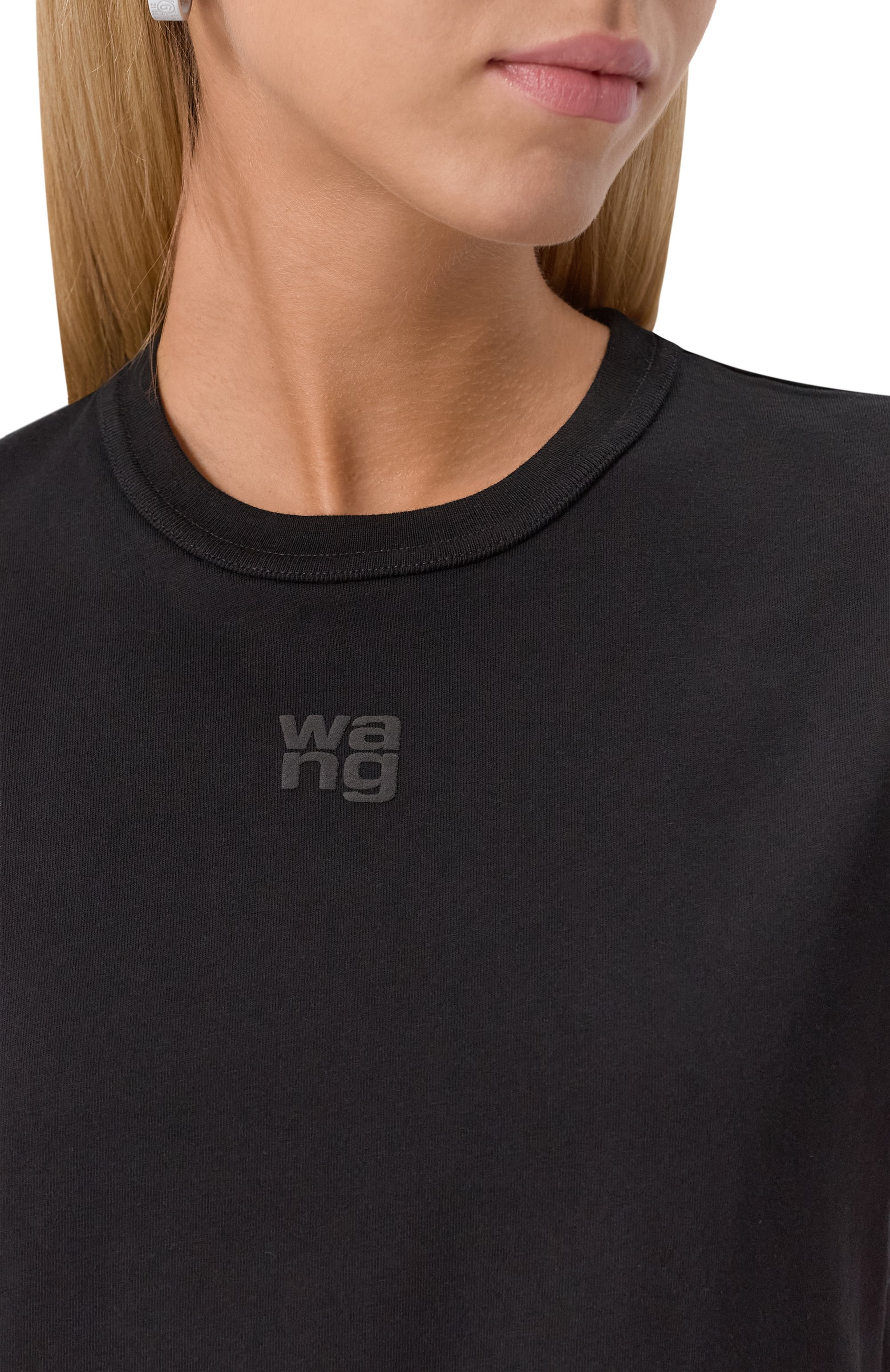 Хлопковая футболка ALEXANDERWANG.T, арт. 4CC3241521, фото 5