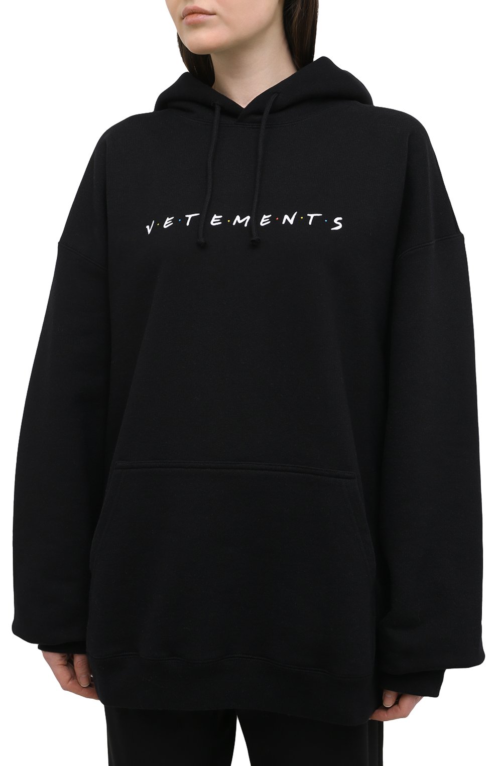 Хлопковое худи VETEMENTS, арт. UE51TR350B 1604/W, фото 3