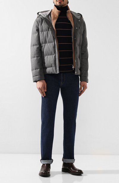 Водолазка из смеси шерсти и кашемира BRUNELLO CUCINELLI, арт. M24801503, фото 2