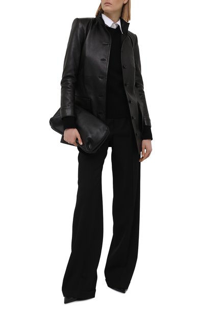 Кожаный жакет SAINT LAURENT, арт. 660573/YC2ZZ, фото 2