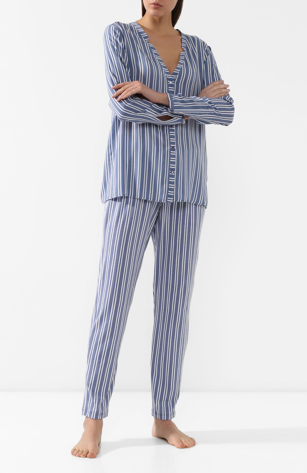 Брюки HANRO разноцветного цвета по цене 12350 руб., арт. 077882, фото 2 Брюки HANRO, арт. 077882, фото 2