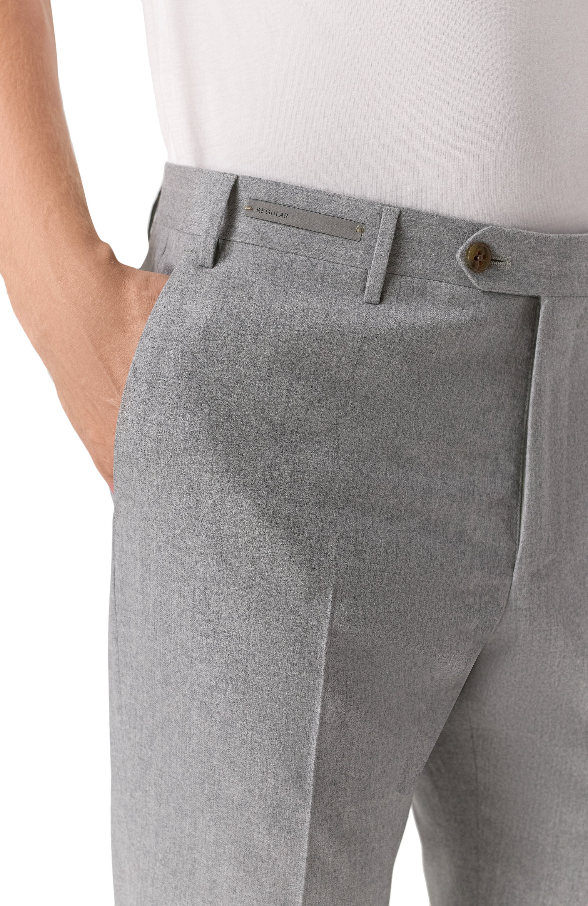 Шерстяные брюки CORNELIANI, арт. 265B01-2618111, фото 5