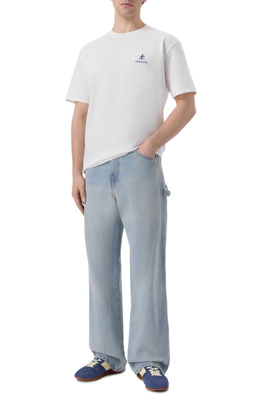 Хлопковая футболка Premiata PA1050 Белый  PA1050 Фото 2