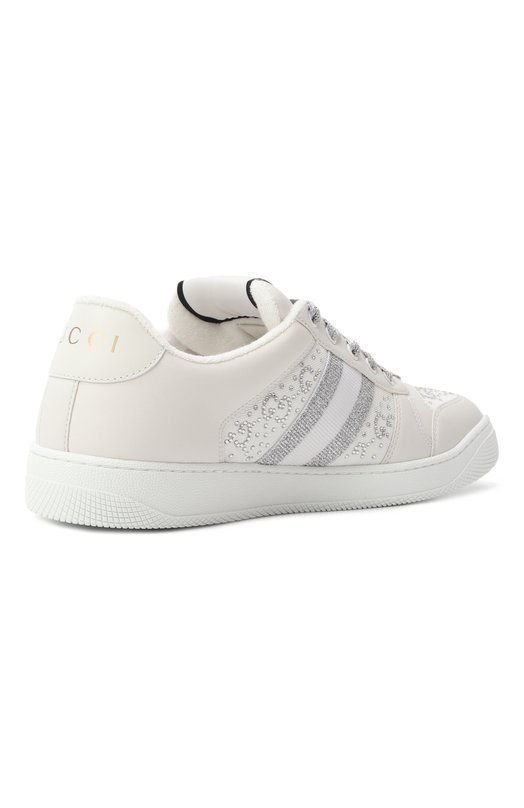 Комбинированные кеды Screener Gucci 732193/FADQ7 Белый  732193/FADQ7 Фото 5