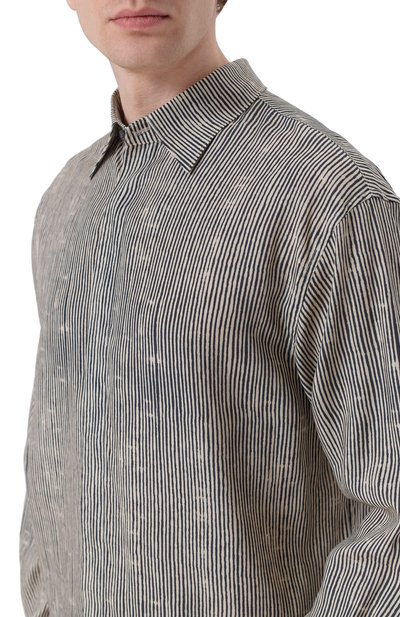 Рубашка из лиоцелла и вискозы EMPORIO ARMANI, арт. EM004178/AF14214, фото 5