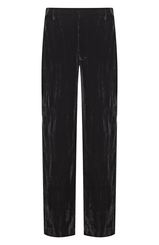 Бархатные брюки Ann Demeulemeester B0010304/FA710 Чёрный B0010304/FA710