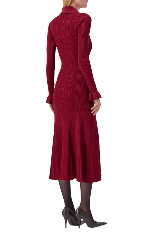Платье self-portrait AW25008MABU Бордовый  AW25008MABU Фото 3
