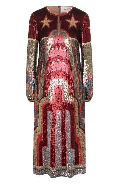 Женское платье с пайетками VALENTINO, арт. LB3VA902/0PR