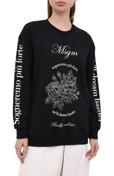 Хлопковый свитшот MSGM, арт. 2941MDM99 207799, фото 3