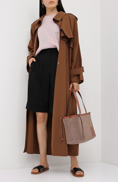 Шерстяные шорты BRUNELLO CUCINELLI черного цвета по цене 89500 руб., арт. MP171P7322, фото 2 Шерстяные шорты BRUNELLO CUCINELLI, арт. MP171P7322, фото 2