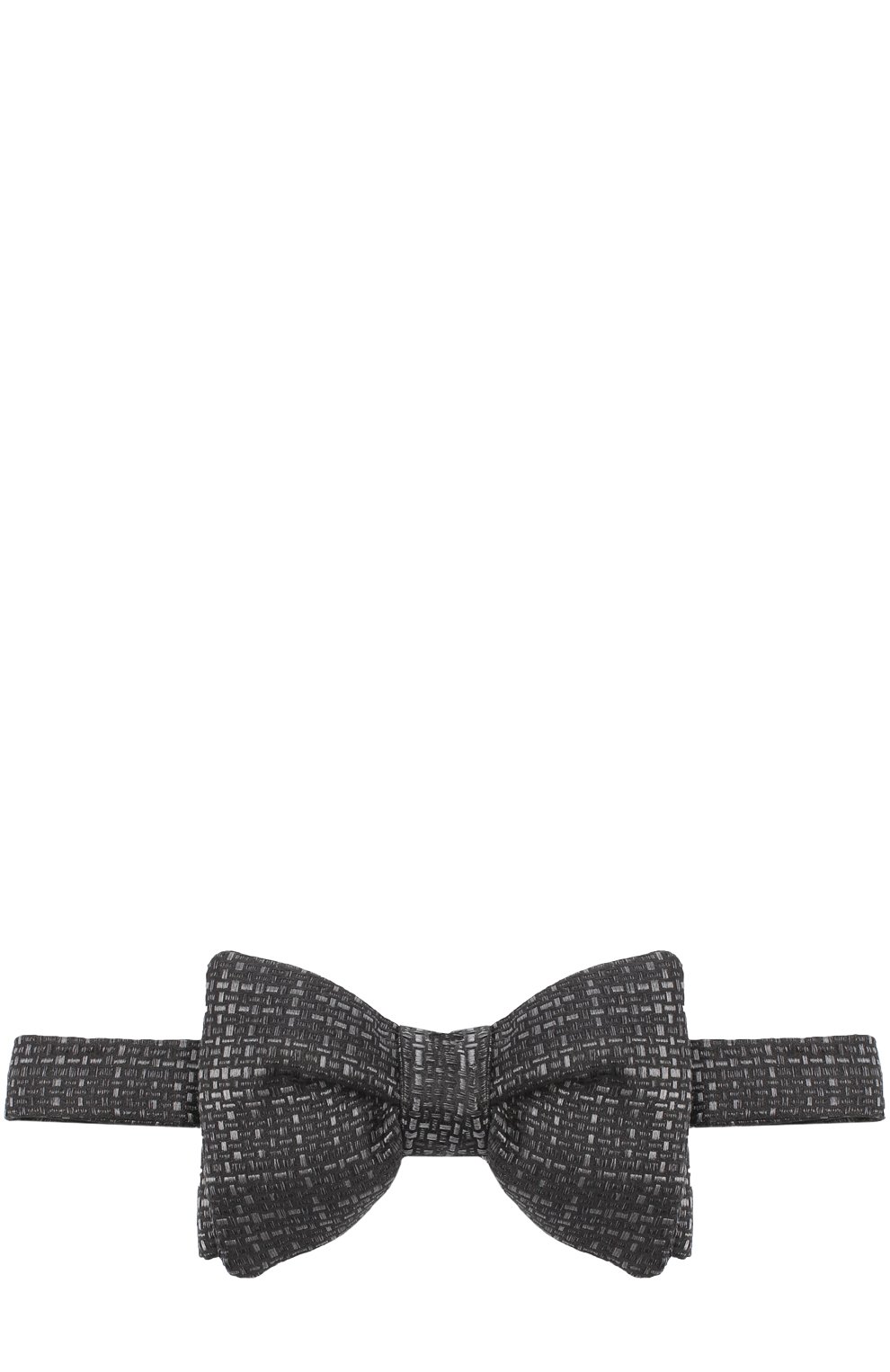 Шелковый галстук-бабочка TOM FORD темно-серого цвета по цене 21950 руб., арт. 2TF18/4CH, фото 1 Шелковый галстук-бабочка TOM FORD, арт. 2TF18/4CH, фото 1