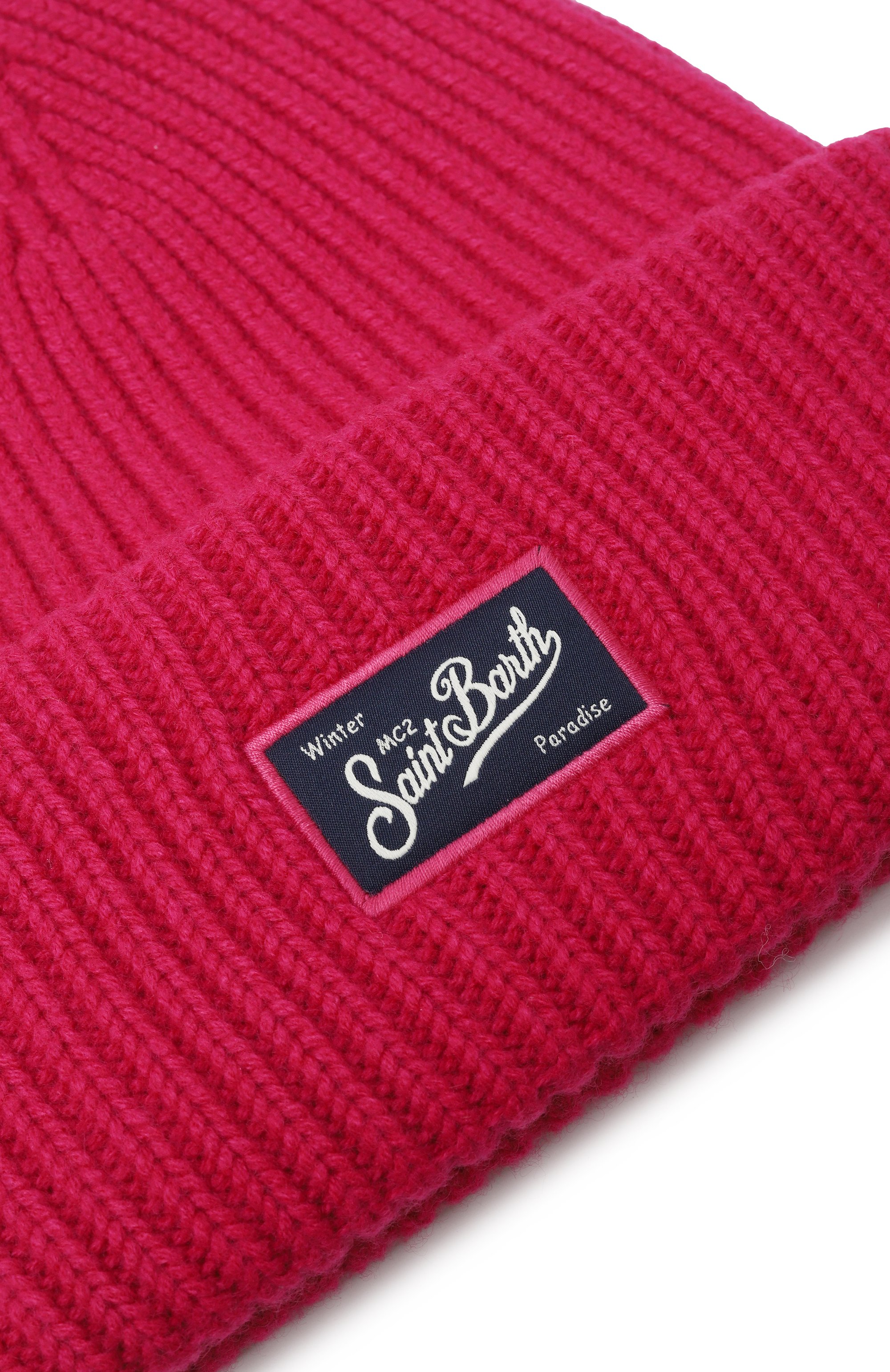 Шапка из шерсти и вискозы MC2 SAINT BARTH фуксия цвета по цене 7995 руб., арт. BRR0001-02363I, фото 3 Шапка из шерсти и вискозы MC2 SAINT BARTH, арт. BRR0001-02363I, фото 3