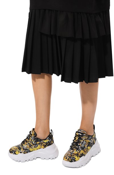 Кожаные кроссовки VERSACE JEANS COUTURE, арт. 74VA3SC2/ZP096, фото 3