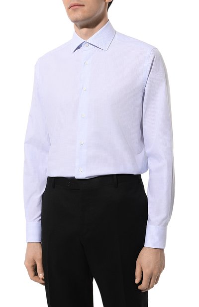Хлопковая сорочка CORNELIANI, арт. 93P100-9311241, фото 4
