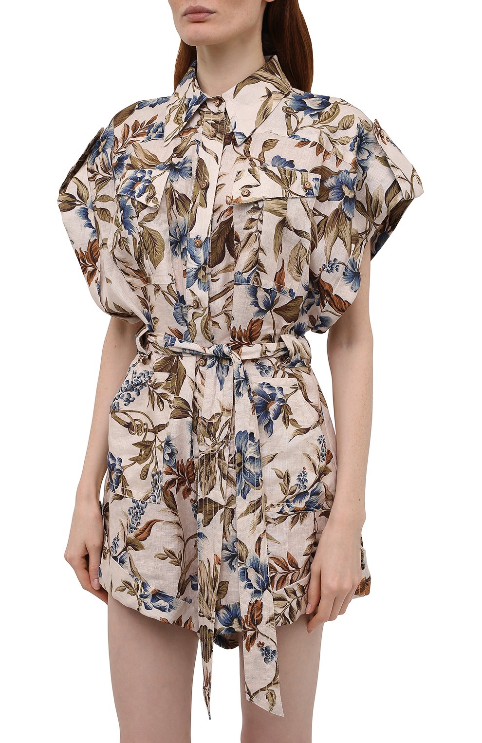 Льняной комбинезон ZIMMERMANN, арт. 7842YALI, фото 3