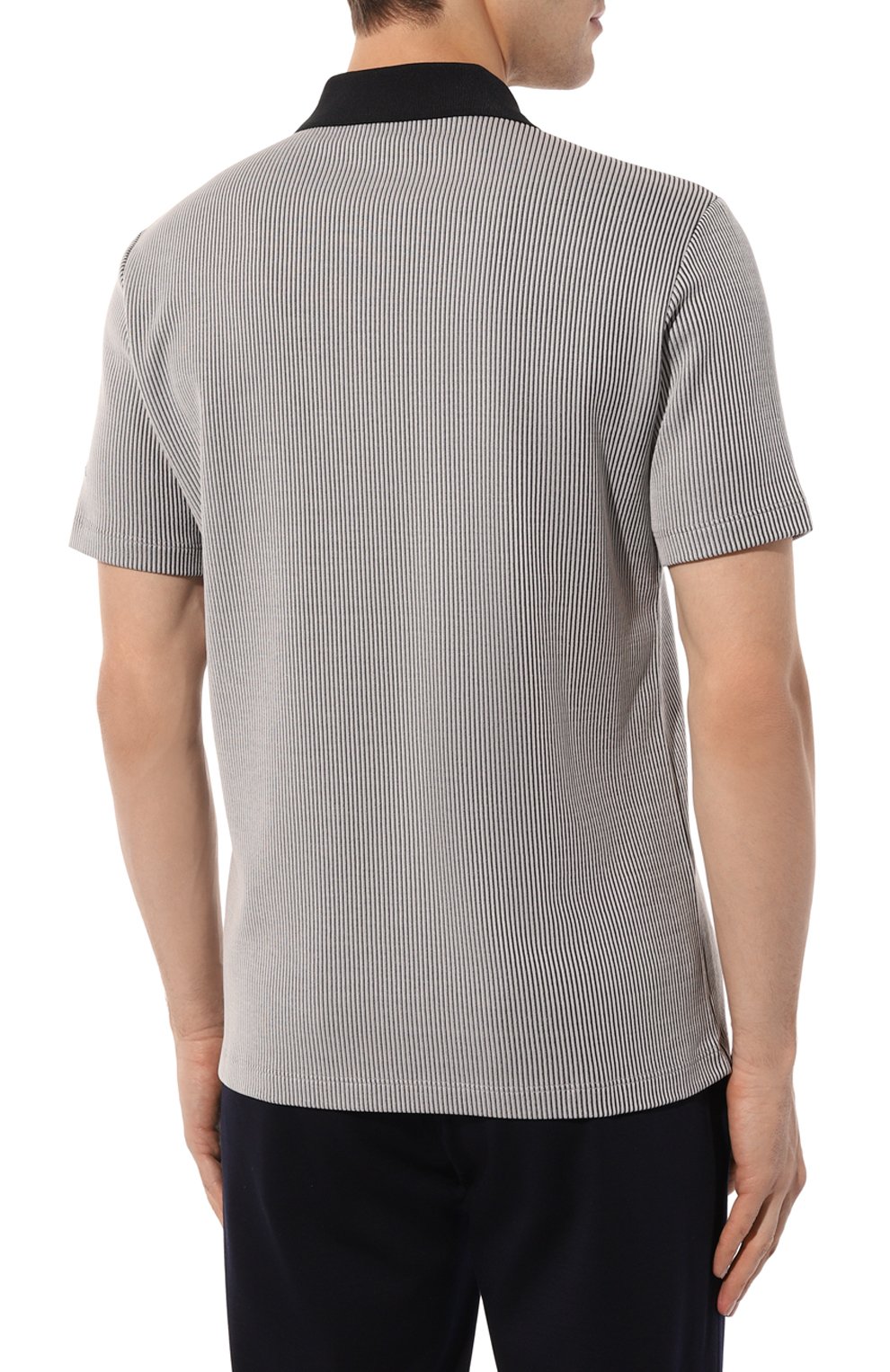 Поло из вискозы и хлопка GIORGIO ARMANI, арт. 3DSF51/SJBRZ, фото 4