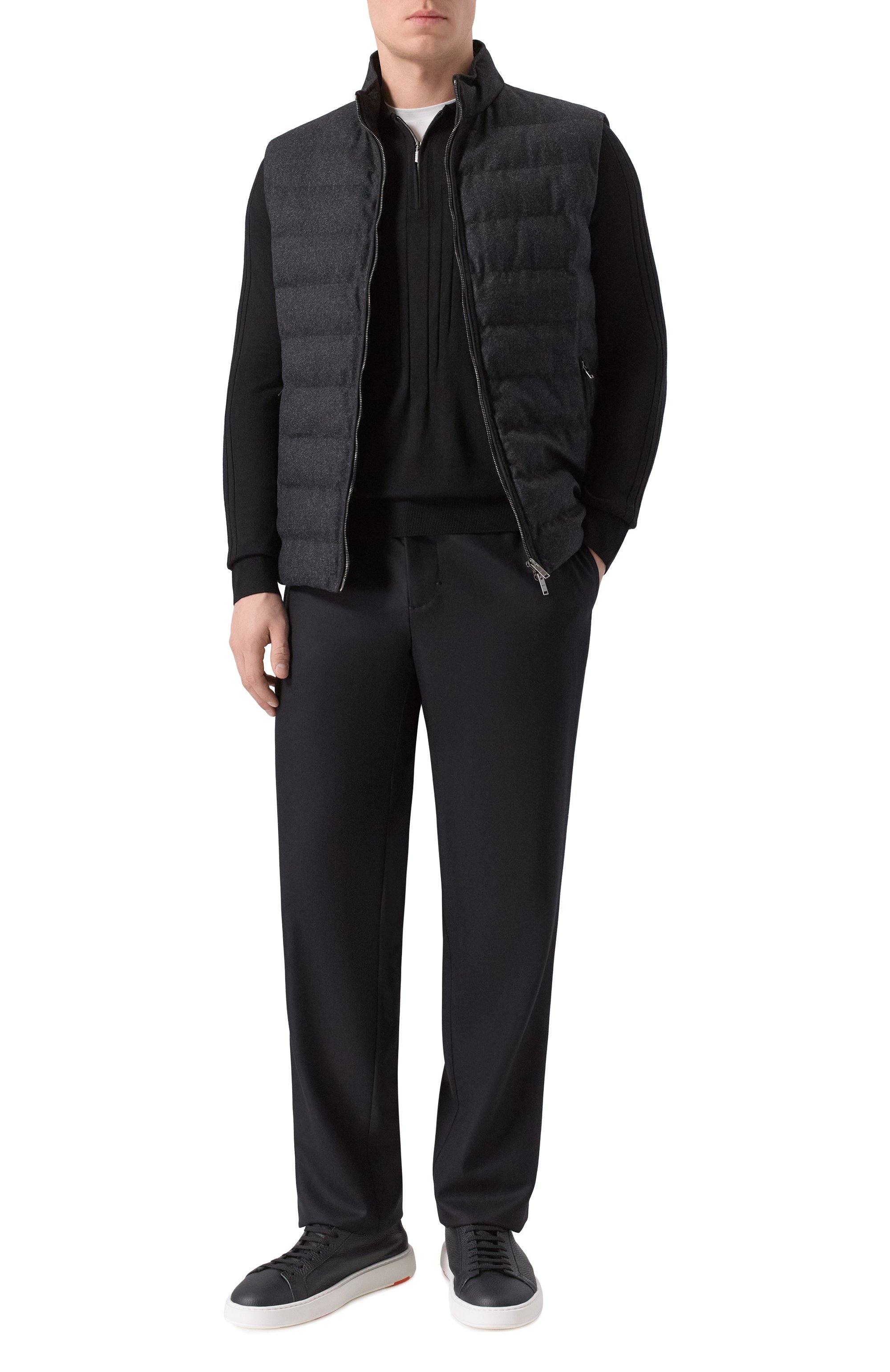 Поло из шерсти и шелка ZILLI, арт. KZP001M0230VZRD00, фото 2