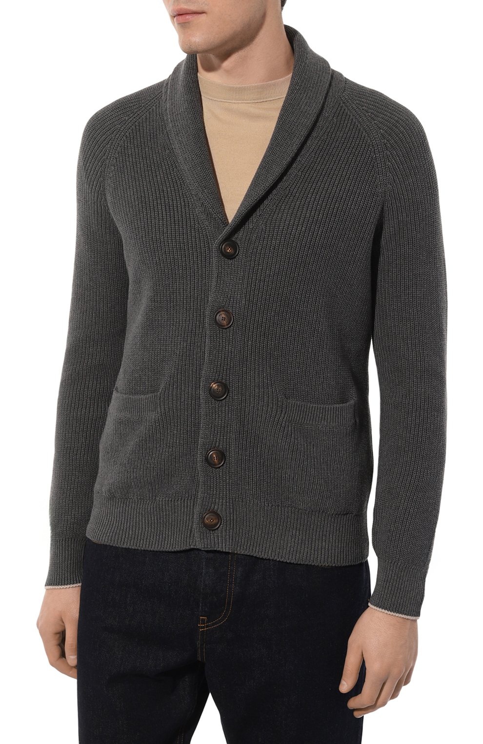Хлопковый кардиган BRUNELLO CUCINELLI, арт. M2874B2216, фото 3