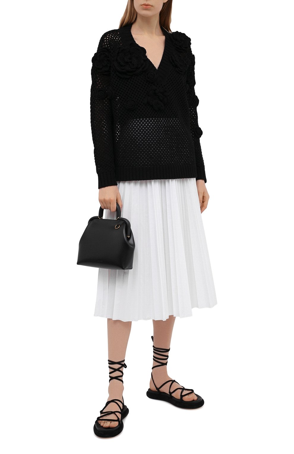 Плиссированная юбка REDVALENTINO, арт. VR0RAC20/LUN, фото 2