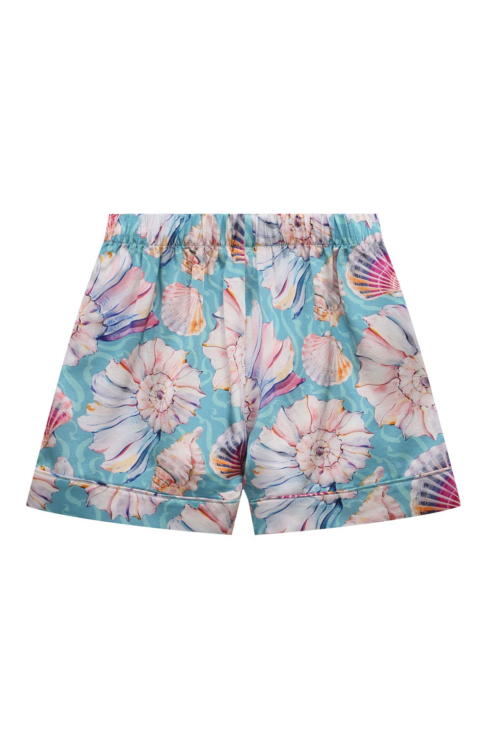 Шелковая пижама NORVEG разноцветного цвета по цене 19500 руб., арт. 24HSSSJSG-100, фото 5 Шелковая пижама NORVEG, арт. 24HSSSJSG-100, фото 5