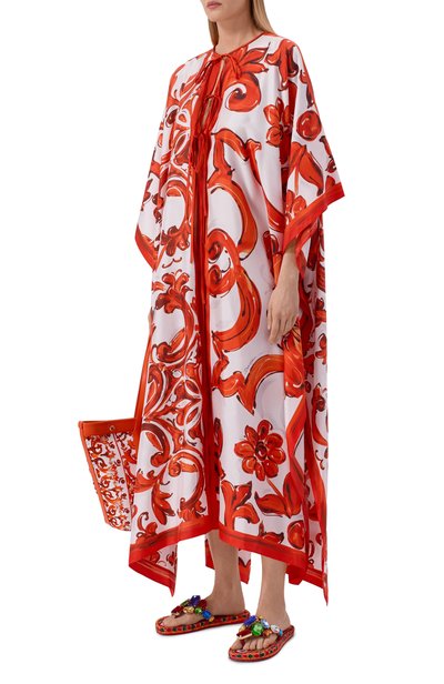 Кожаные шлепанцы DOLCE & GABBANA разноцветного цвета по цене 134000 руб., арт. CQ0706/A0566, фото 3 Кожаные шлепанцы DOLCE & GABBANA, арт. CQ0706/A0566, фото 3