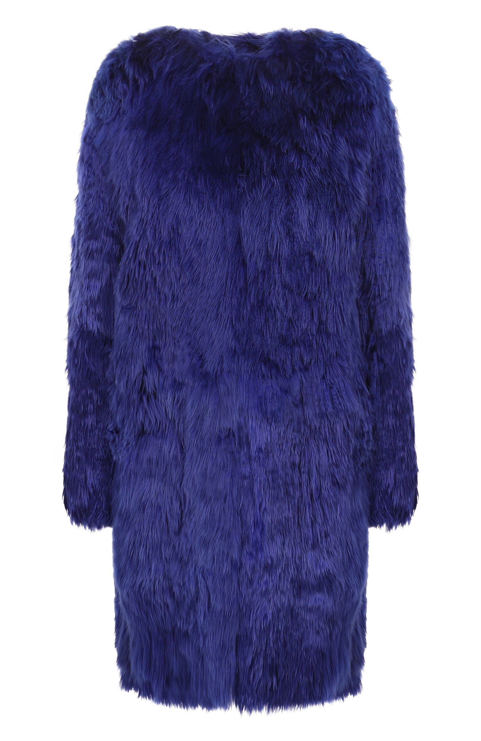 Шуба из альпаки SAINT LAURENT синего цвета по цене 1320000 руб., арт. 526089/Y7KS2, фото 1 Шуба из альпаки SAINT LAURENT, арт. 526089/Y7KS2, фото 1