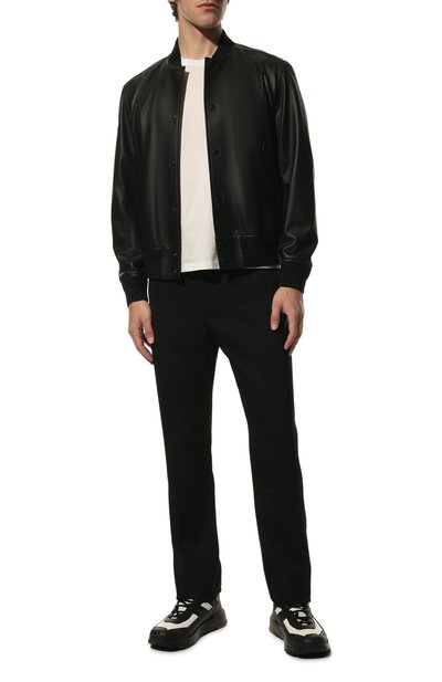 Кожаный бомбер BURBERRY, арт. 8029818, фото 2