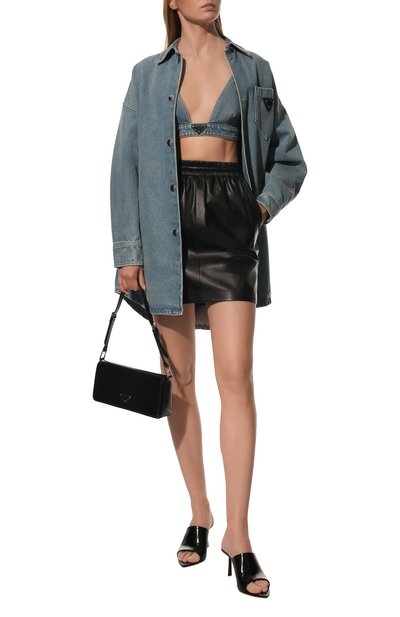 Джинсовый бра-топ PRADA, арт. GFT011-1ZAB-F0008-212, фото 2