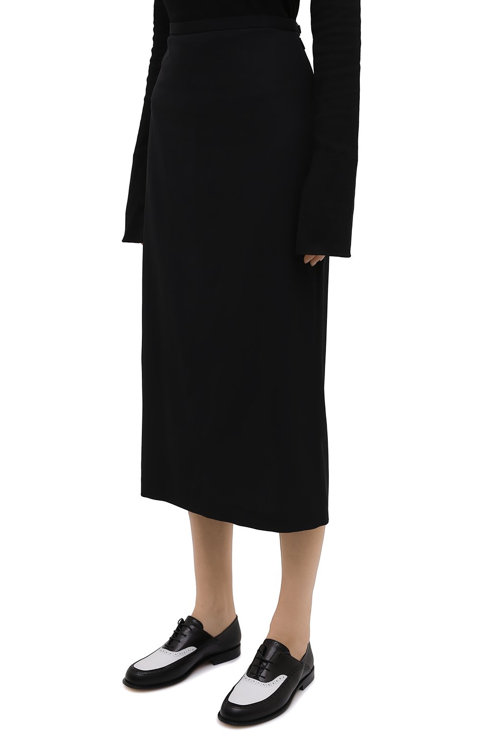 Юбка из вискозы и шерсти THE ROW, арт. 5485W1973, фото 3